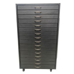 CASSETTIERA NERA - SU ORDINAZIONE